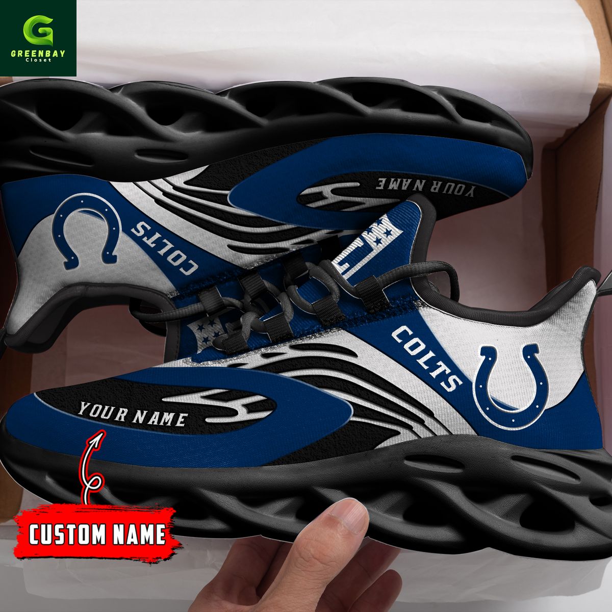 Ideafootwear Indianapolis Colts Max Soul Shoes Sneakers For Men And Women