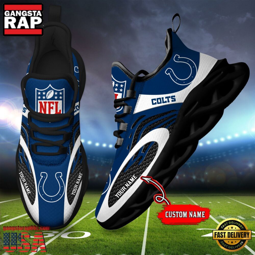 Ideafootwear Indianapolis Colts Max Soul Shoes Sneakers For Men And Women