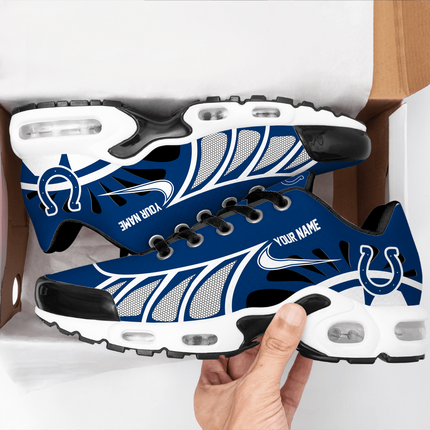 Ideafootwear Indianapolis Colts TN Shoes Sneakers For Men And Women