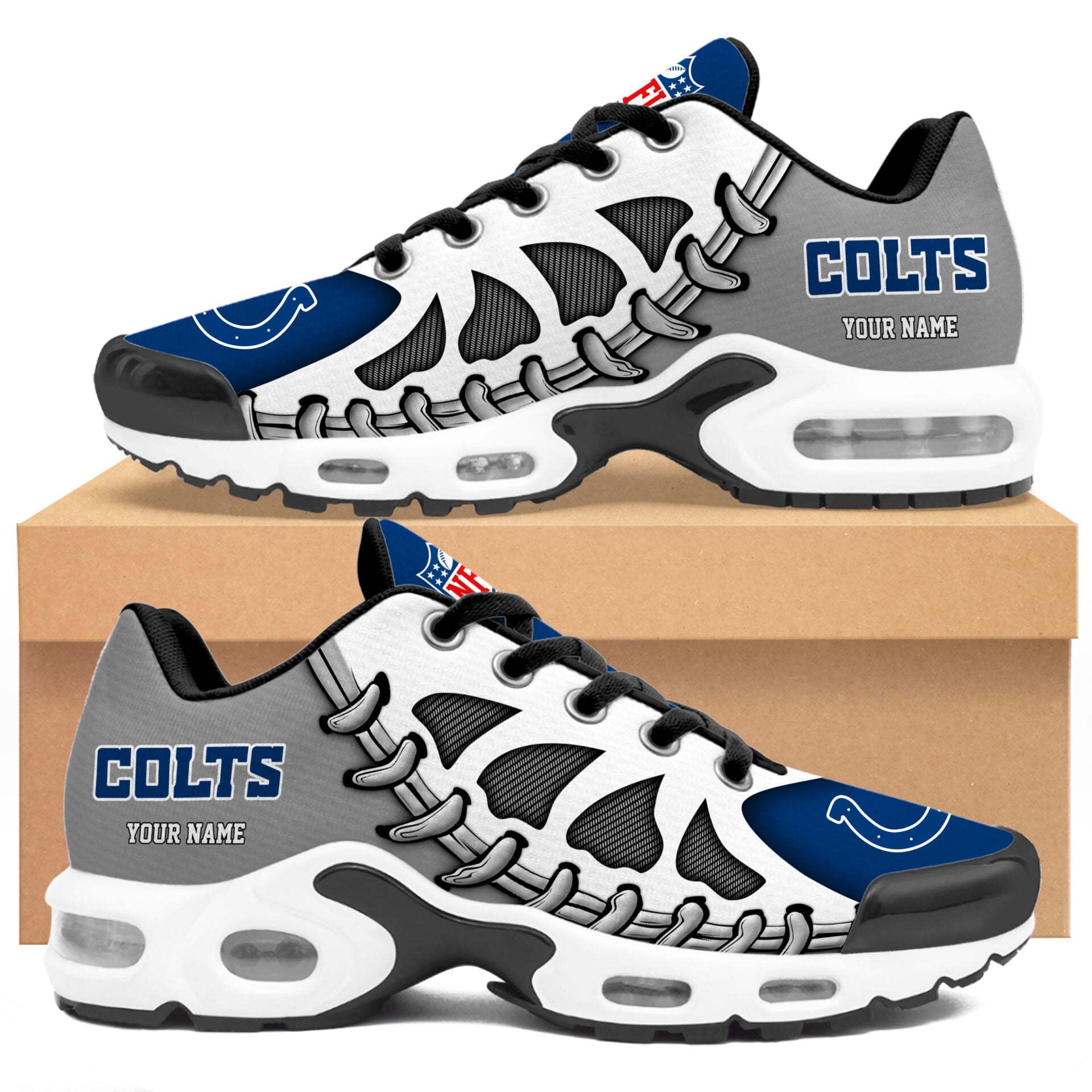 Ideafootwear Indianapolis Colts TN Shoes Sneakers For Men And Women