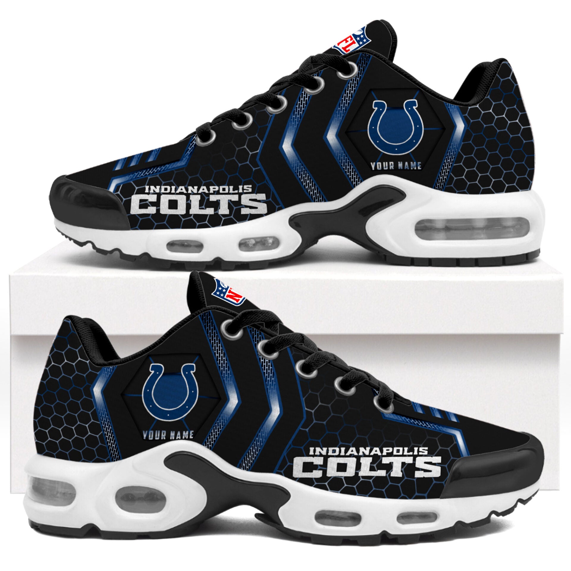 Ideafootwear Indianapolis Colts TN Shoes Sneakers For Men And Women