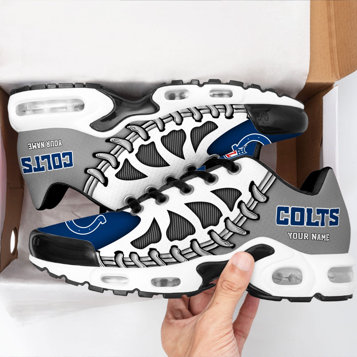 Ideafootwear Indianapolis Colts TN Shoes Sneakers For Men And Women