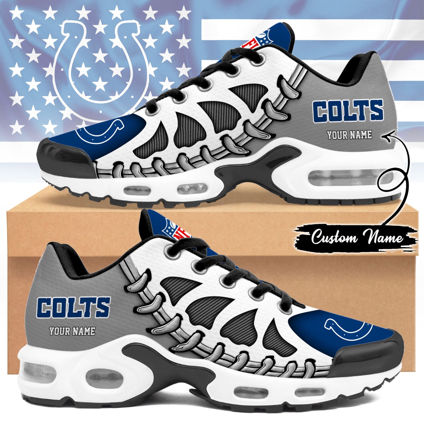 Ideafootwear Indianapolis Colts TN Shoes Sneakers For Men And Women