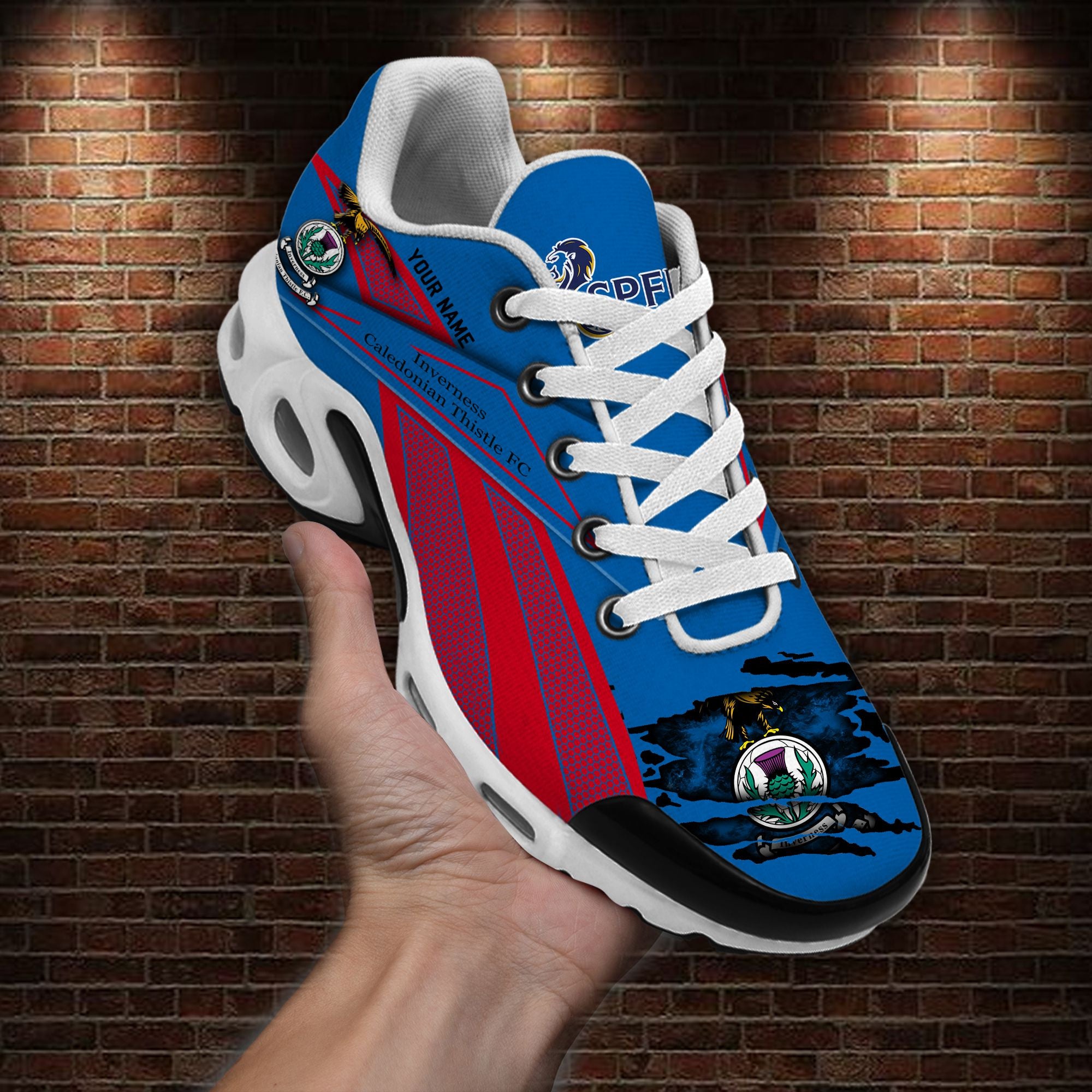 Ideafootwear Inverness Caledonian Thistle F.C. TN Shoes Sneakers For Men And Women