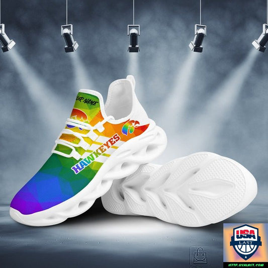 Ideafootwear Iowa Hawkeyes Max Soul Shoes Sneakers For Men And Women