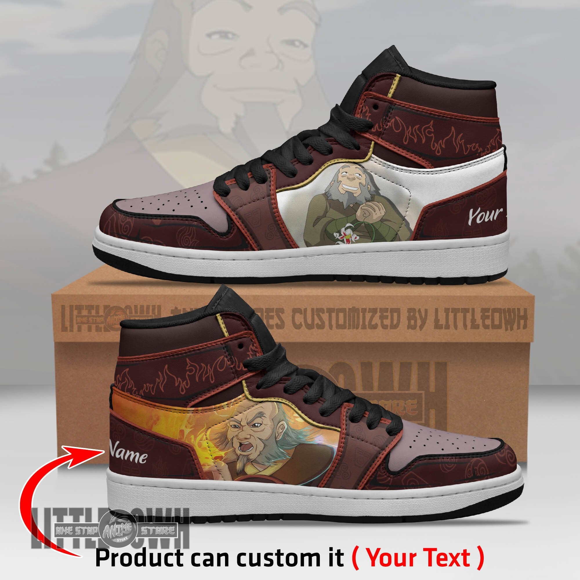 Ideafootwear Iroh AJ1 High Sneakers Shoes For Men And Women