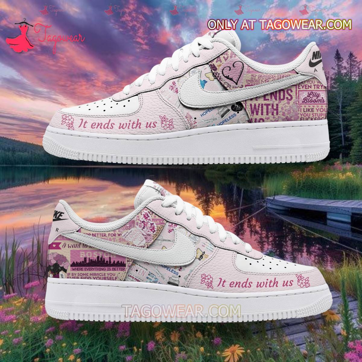 Ideafootwear It Ends With Us Air Low-Top Sneakers Shoes For Men And Women 2