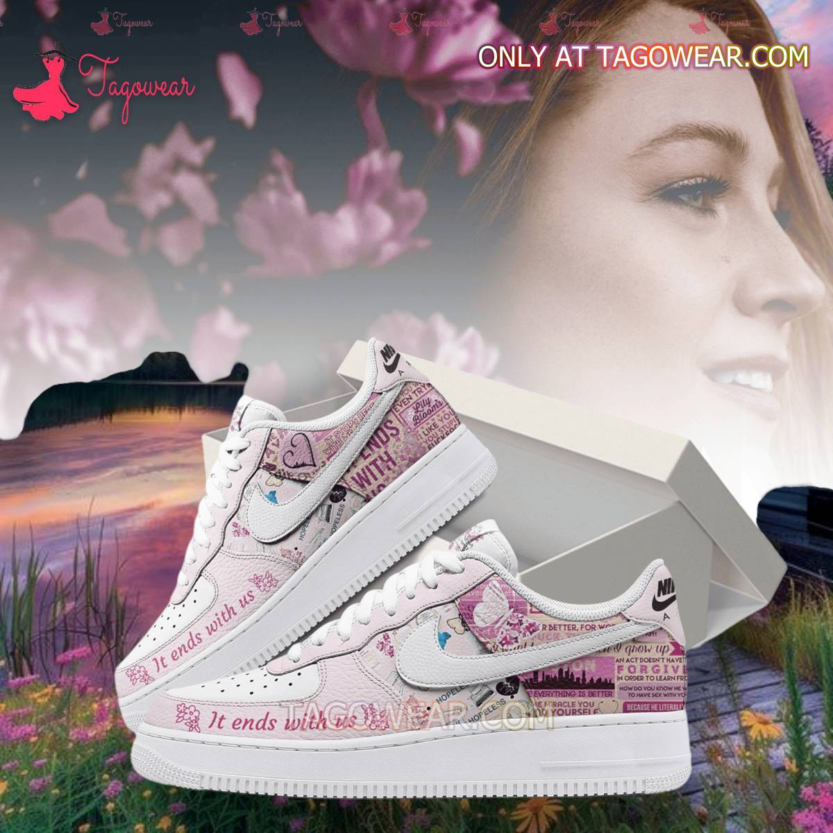 Ideafootwear It Ends With Us Air Low-Top Sneakers Shoes For Men And Women 1