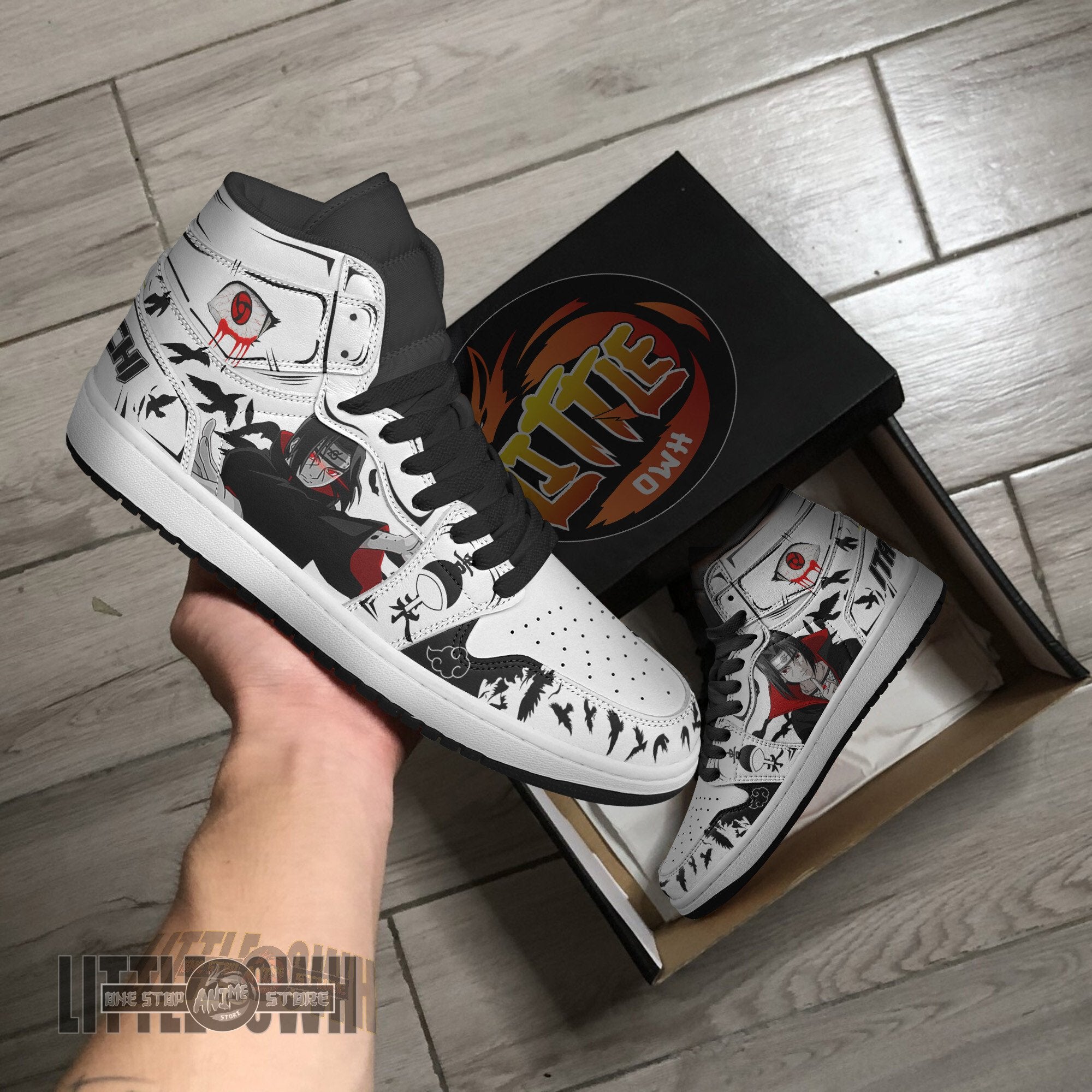 Ideafootwear Itachi AJ1 High Sneakers Shoes For Men And Women