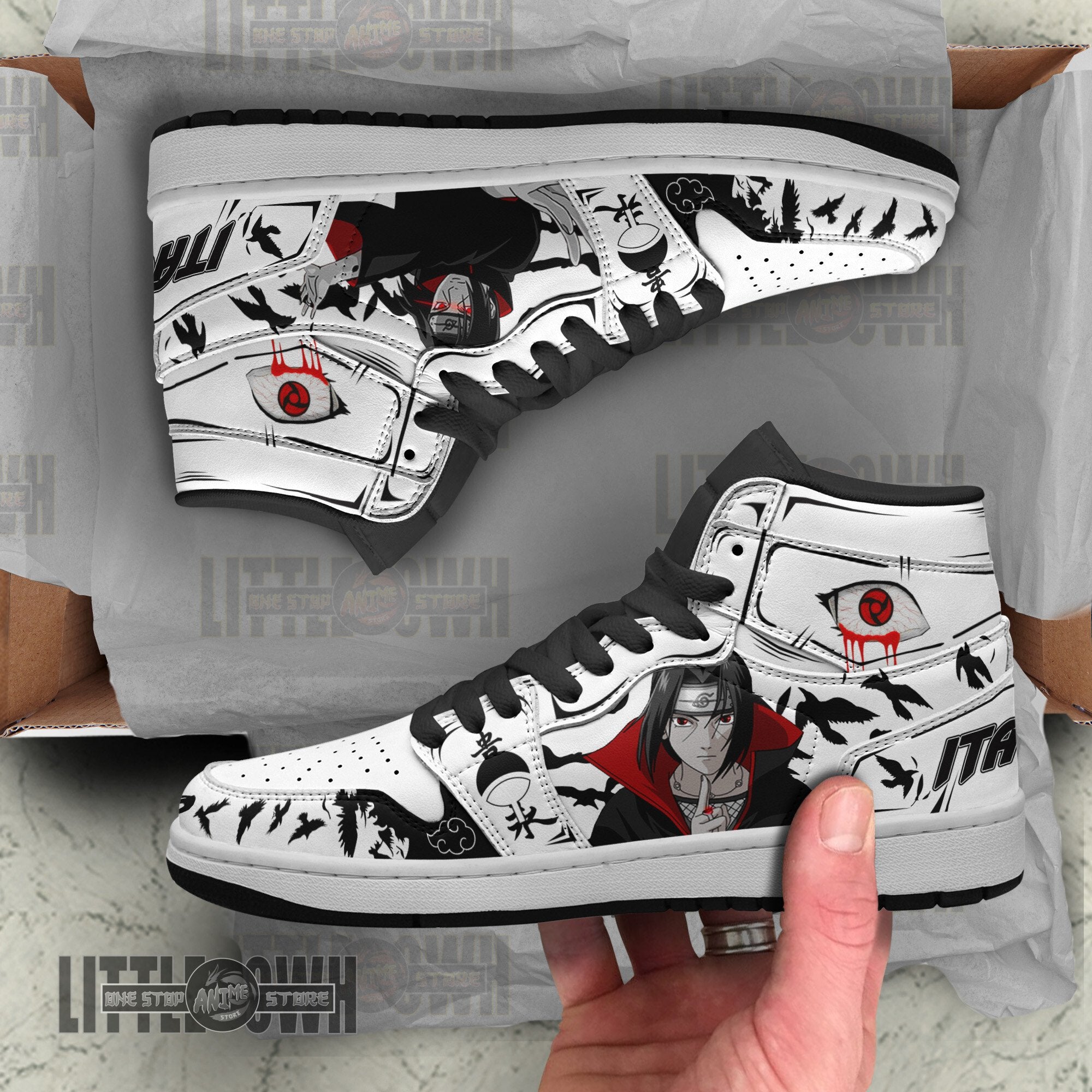 Ideafootwear Itachi AJ1 High Sneakers Shoes For Men And Women