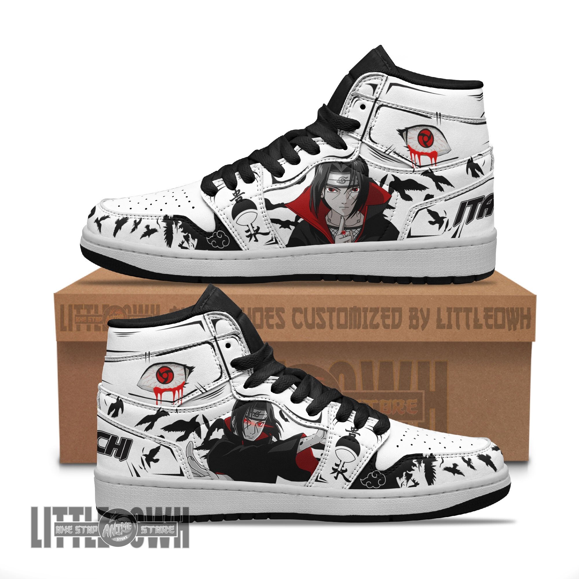 Ideafootwear Itachi AJ1 High Sneakers Shoes For Men And Women