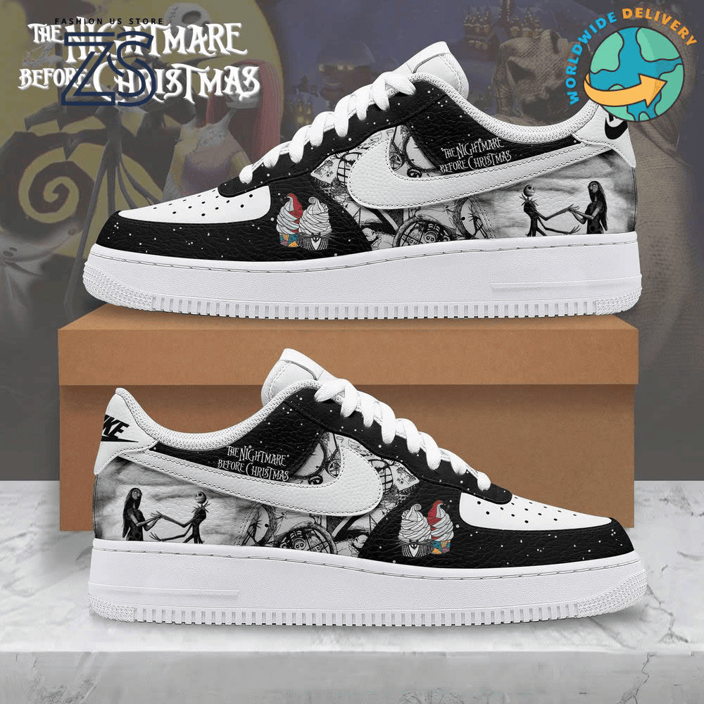 Ideafootwear Jack Skellington Air Low-Top Sneakers Shoes For Men And Women 1
