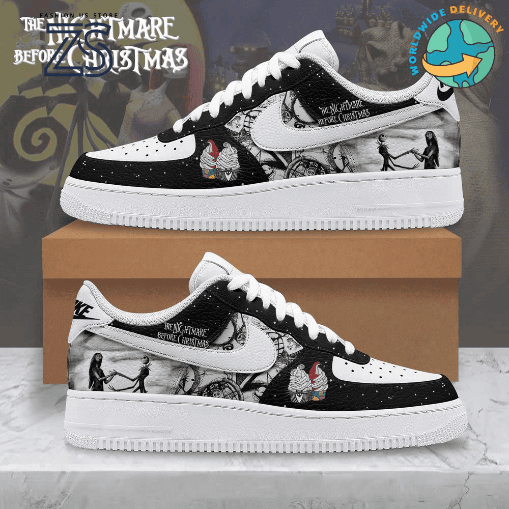 Ideafootwear Jack Skellington Air Low-Top Sneakers Shoes For Men And Women 2