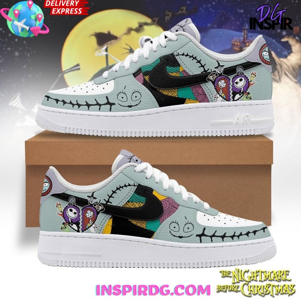Ideafootwear Jack Skellington Air Low-Top Sneakers Shoes For Men And Women 1