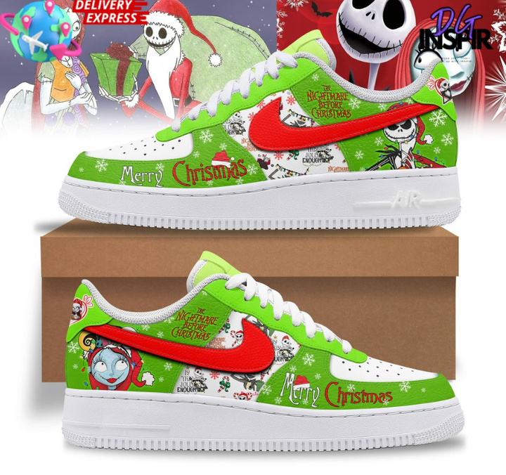 Ideafootwear Jack Skellington Air Low-Top Sneakers Shoes For Men And Women 1