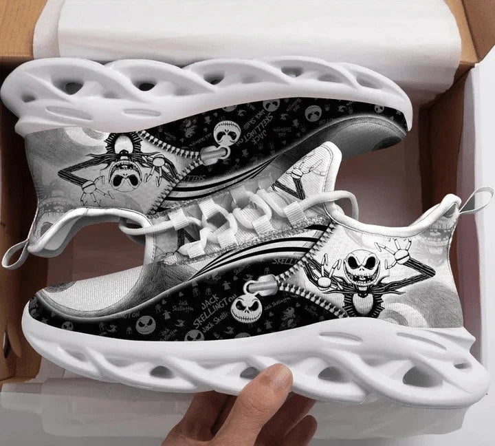 Ideafootwear Jack Skellington Max Soul Shoes Sneakers For Men And Women
