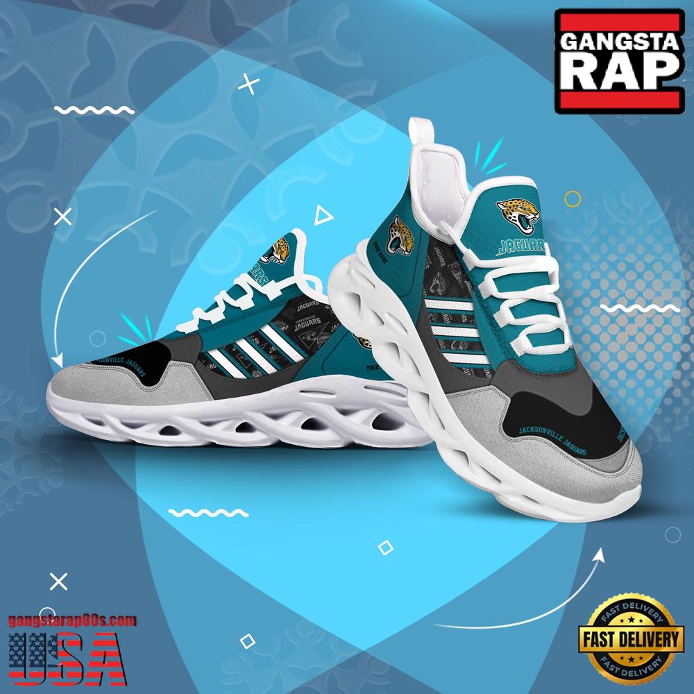 Ideafootwear Jacksonville Jaguars Max Soul Shoes Sneakers For Men And Women