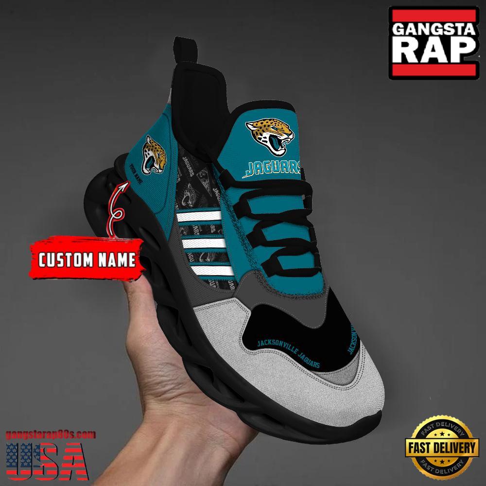 Ideafootwear Jacksonville Jaguars Max Soul Shoes Sneakers For Men And Women