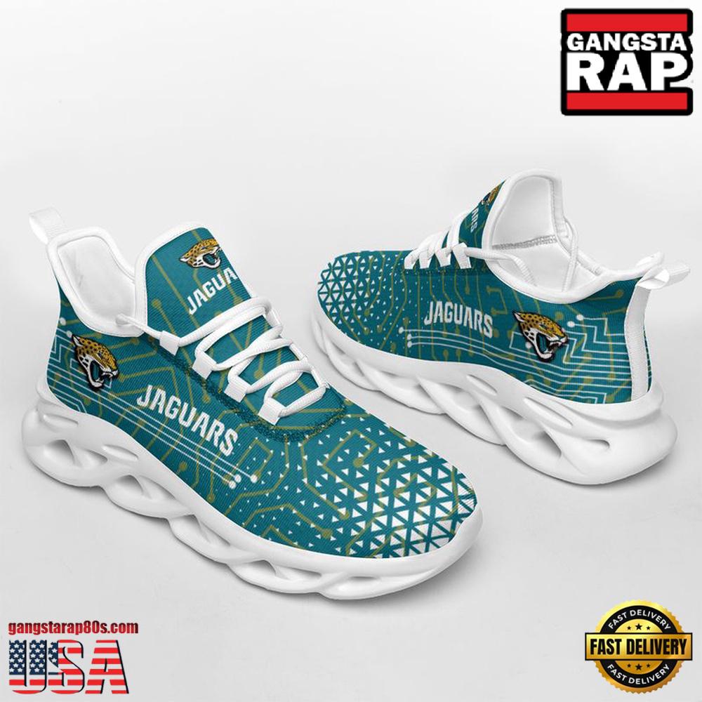 Ideafootwear Jacksonville Jaguars Max Soul Shoes Sneakers For Men And Women