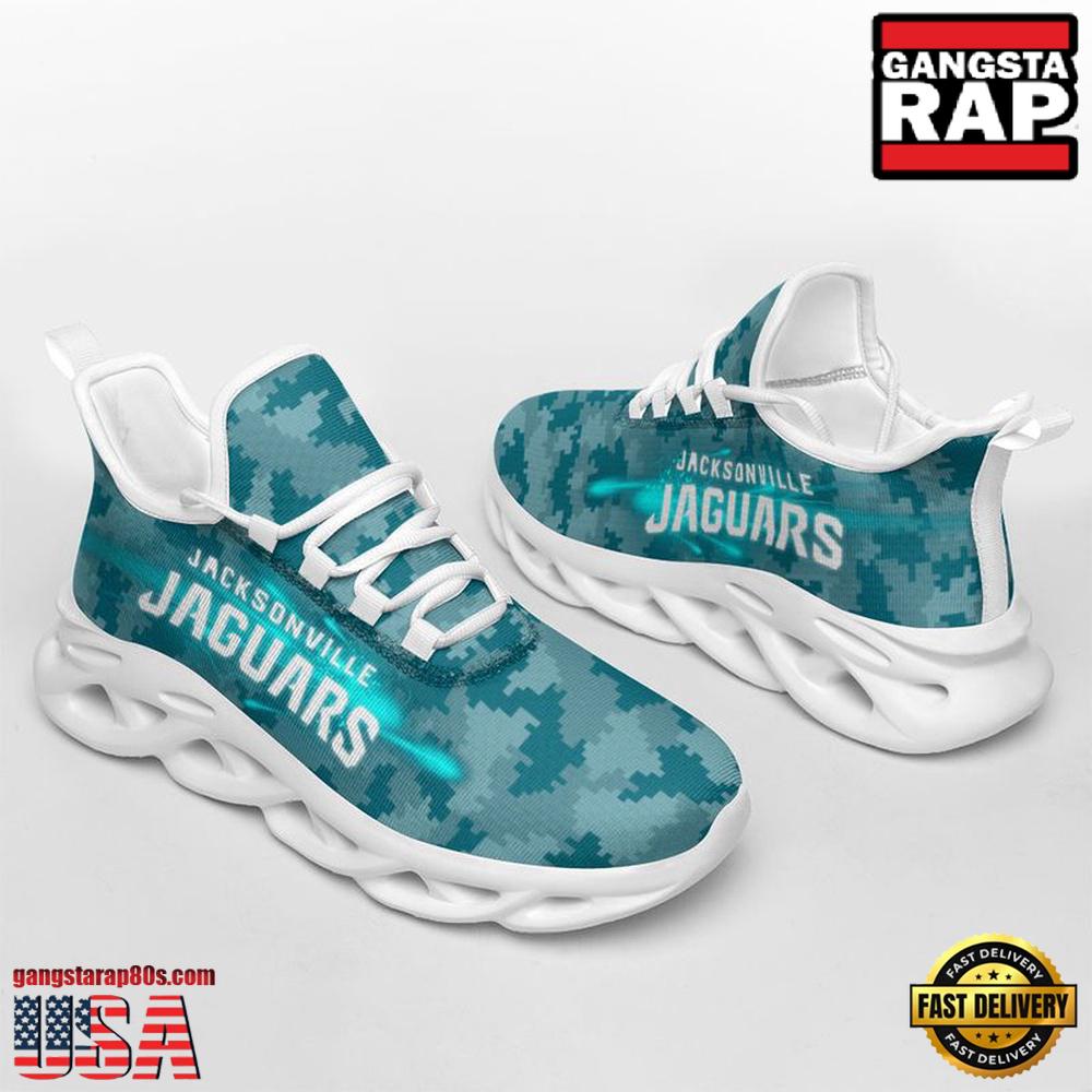 Ideafootwear Jacksonville Jaguars Max Soul Shoes Sneakers For Men And Women