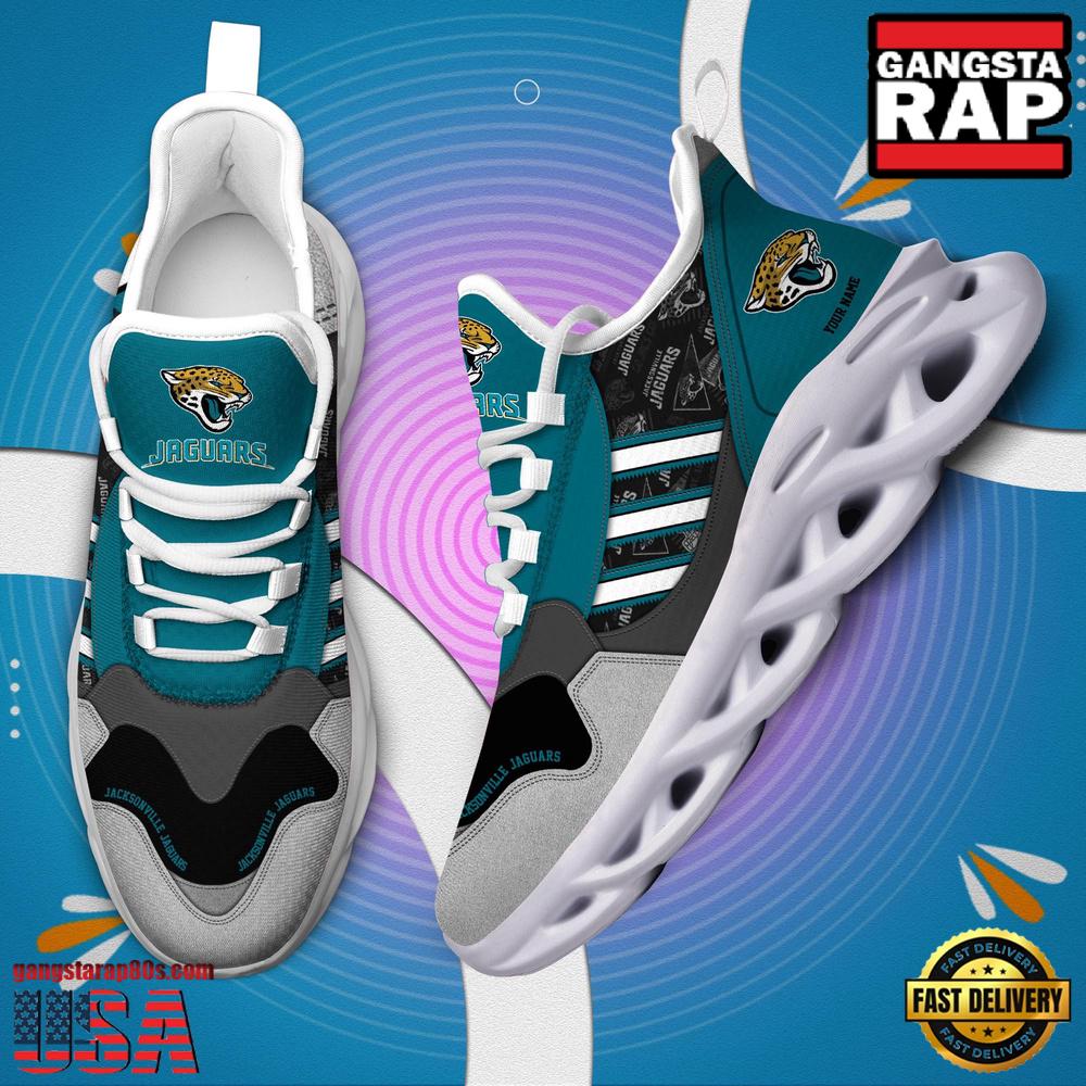 Ideafootwear Jacksonville Jaguars Max Soul Shoes Sneakers For Men And Women