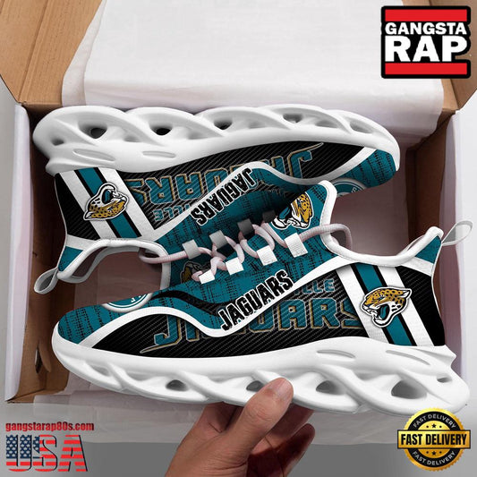 Ideafootwear Jacksonville Jaguars Max Soul Shoes Sneakers For Men And Women