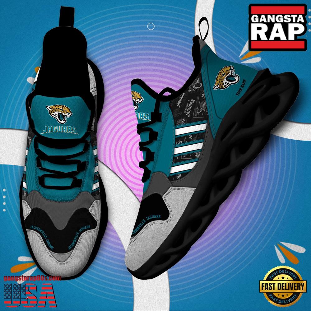 Ideafootwear Jacksonville Jaguars Max Soul Shoes Sneakers For Men And Women