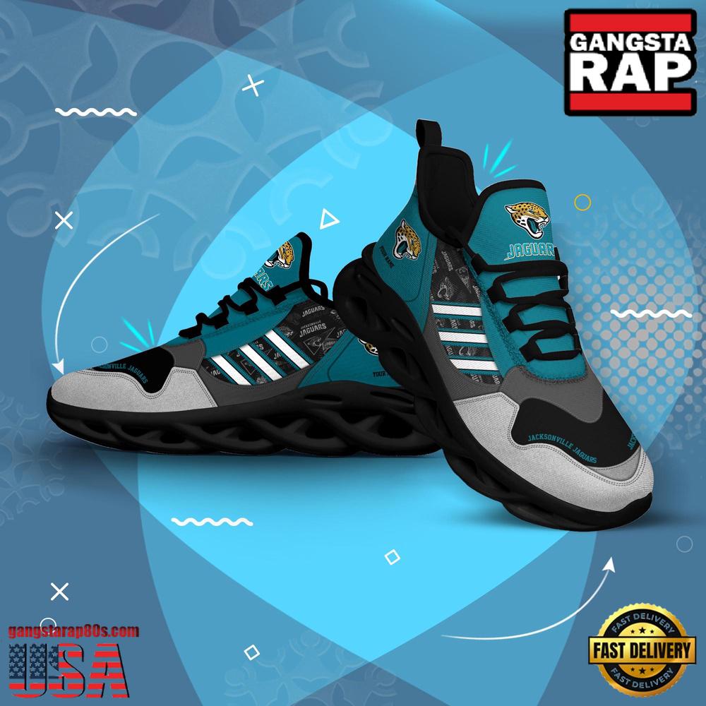 Ideafootwear Jacksonville Jaguars Max Soul Shoes Sneakers For Men And Women