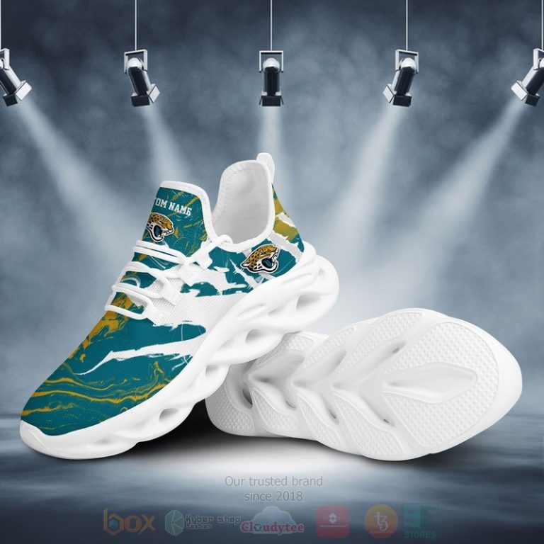 Ideafootwear Jacksonville Jaguars Max Soul Shoes Sneakers For Men And Women