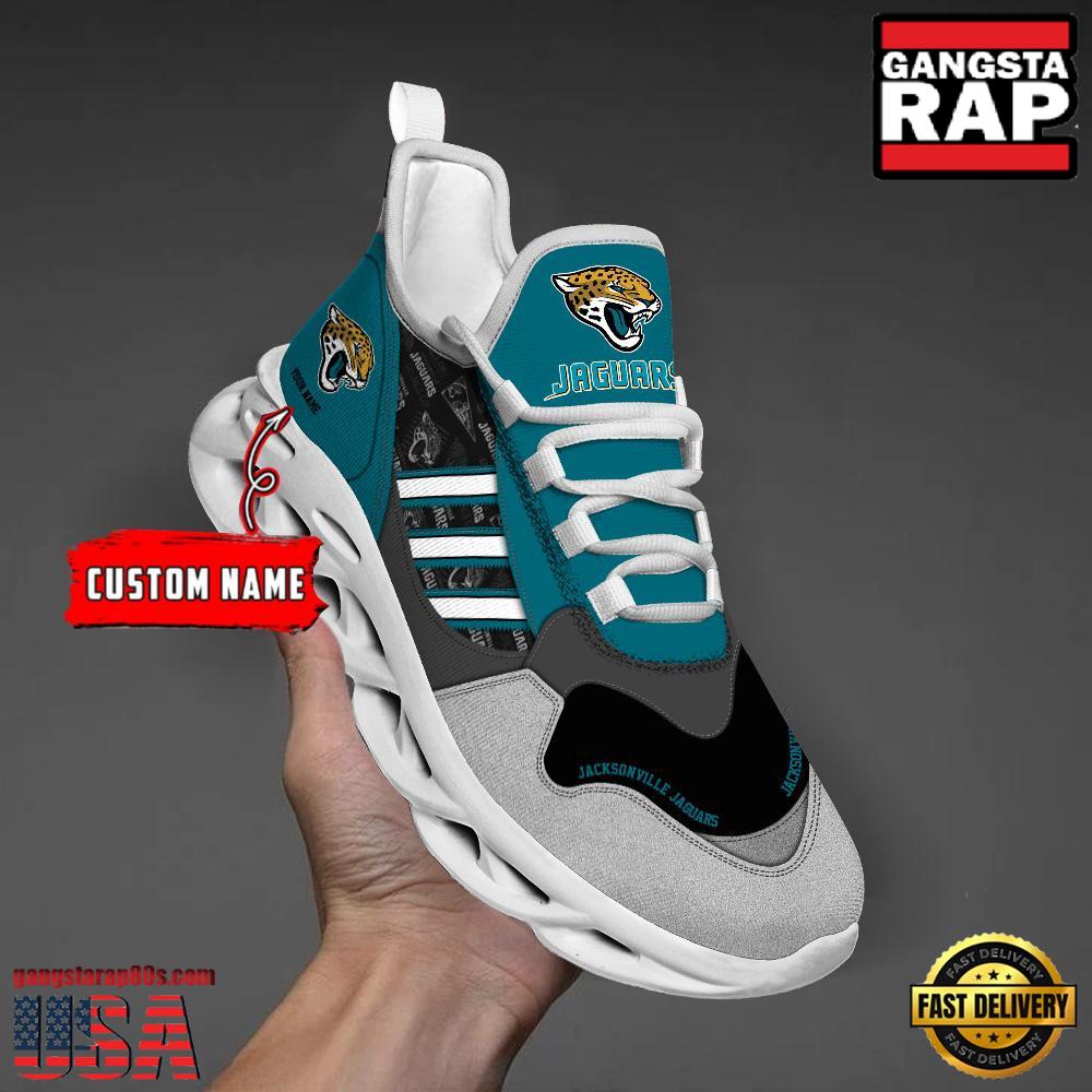 Ideafootwear Jacksonville Jaguars Max Soul Shoes Sneakers For Men And Women