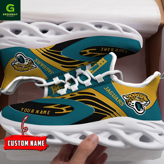 Ideafootwear Jacksonville Jaguars Max Soul Shoes Sneakers For Men And Women
