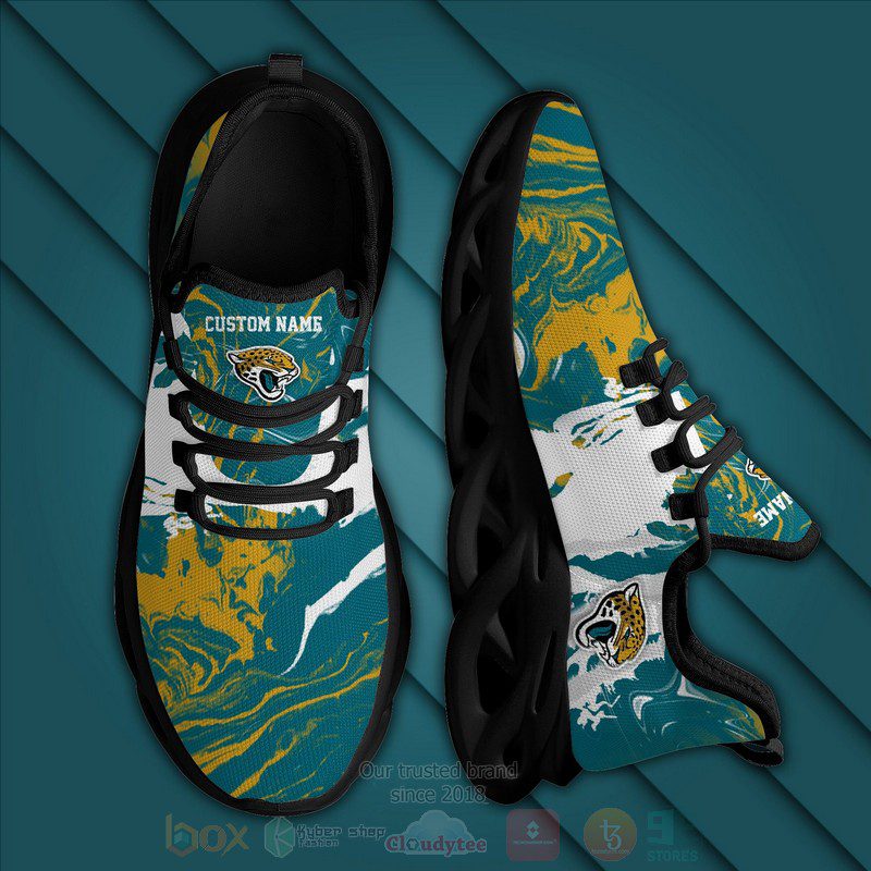 Ideafootwear Jacksonville Jaguars Max Soul Shoes Sneakers For Men And Women