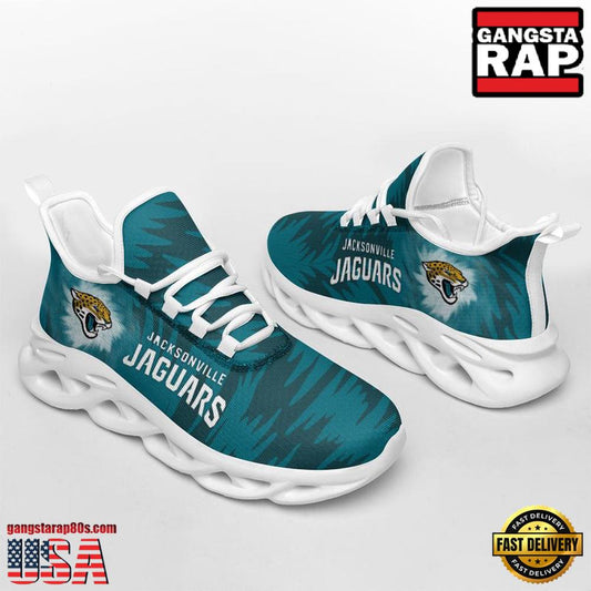 Ideafootwear Jacksonville Jaguars Max Soul Shoes Sneakers For Men And Women