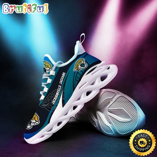 Ideafootwear Jacksonville Jaguars Max Soul Shoes Sneakers For Men And Women