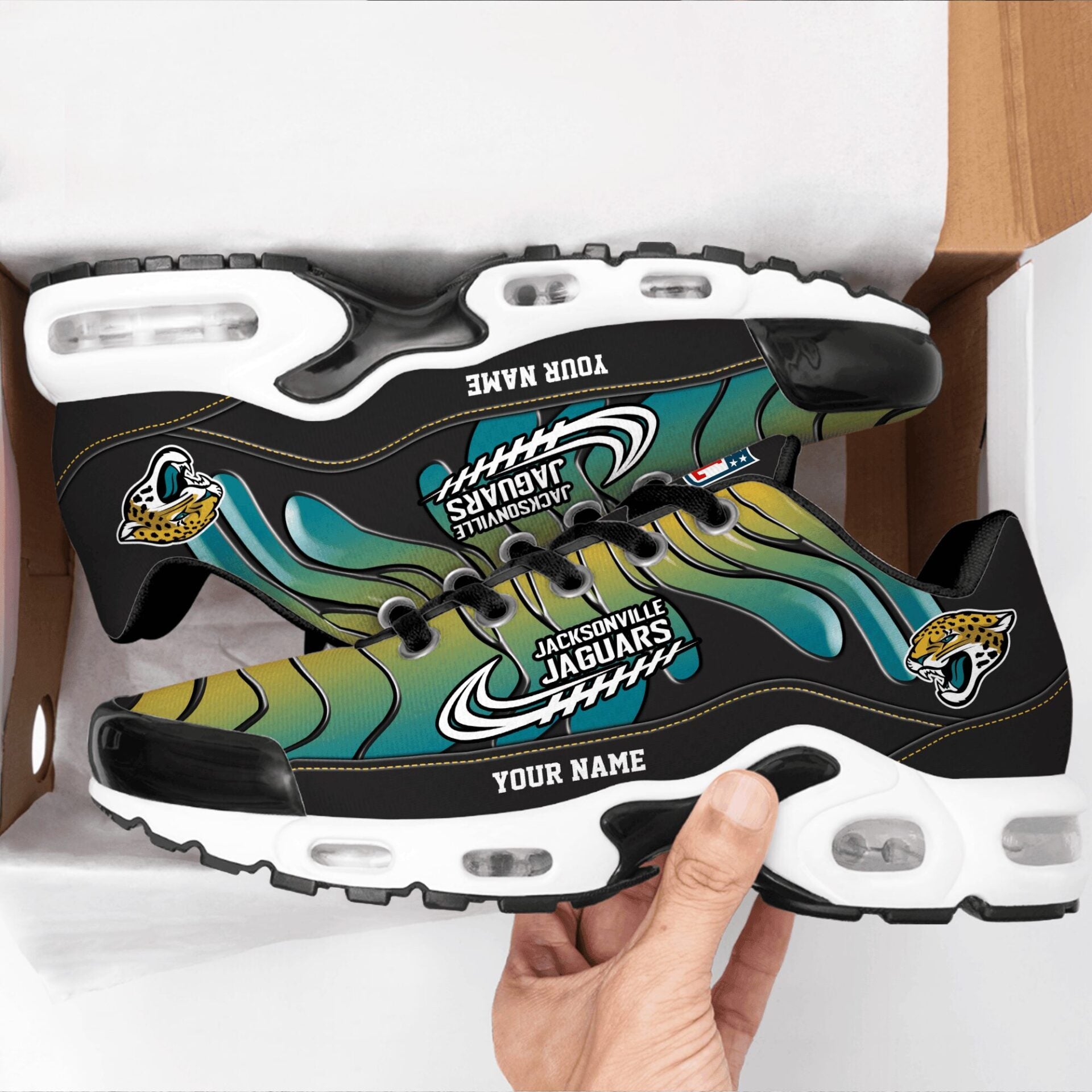 Ideafootwear Jacksonville Jaguars TN Shoes Sneakers For Men And Women