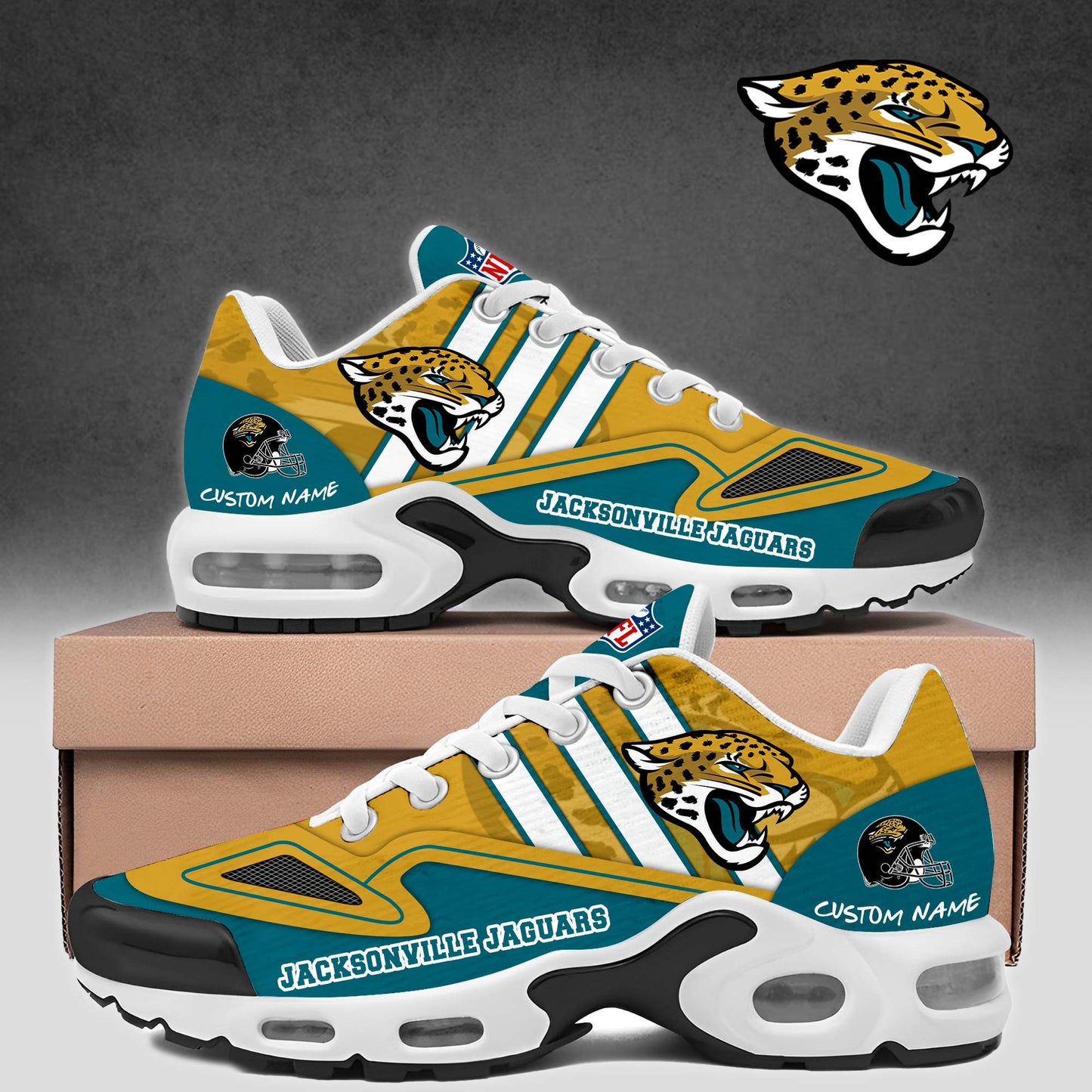 Ideafootwear Jacksonville Jaguars TN Shoes Sneakers For Men And Women