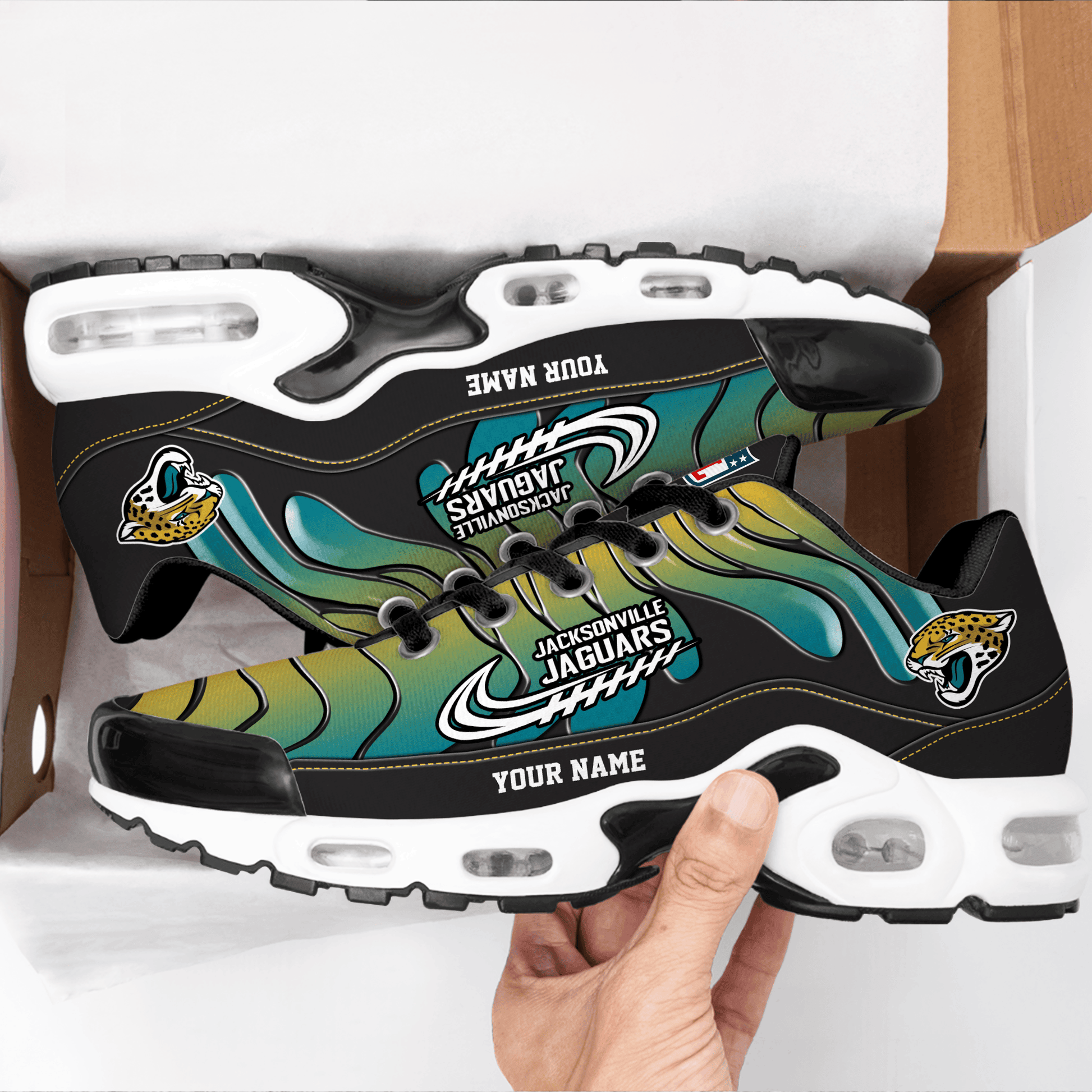 Ideafootwear Jacksonville Jaguars TN Shoes Sneakers For Men And Women