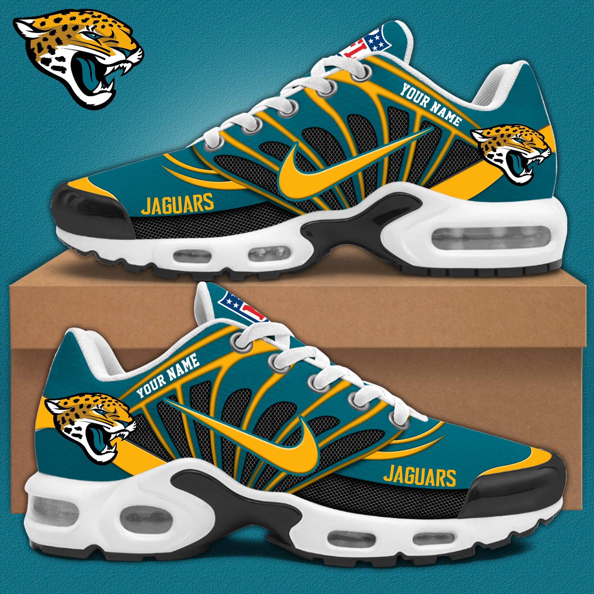 Ideafootwear Jacksonville Jaguars TN Shoes Sneakers For Men And Women