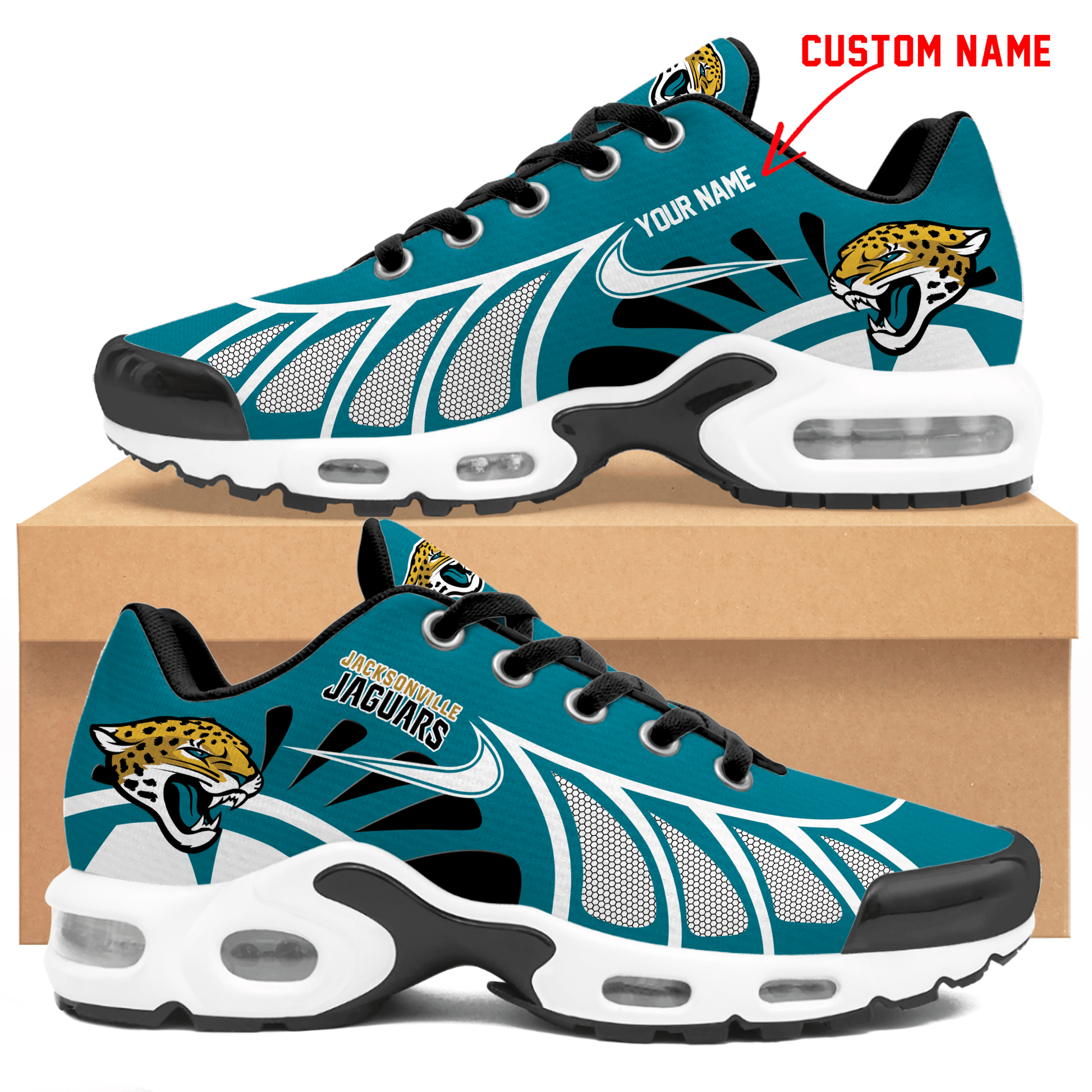Ideafootwear Jacksonville Jaguars TN Shoes Sneakers For Men And Women