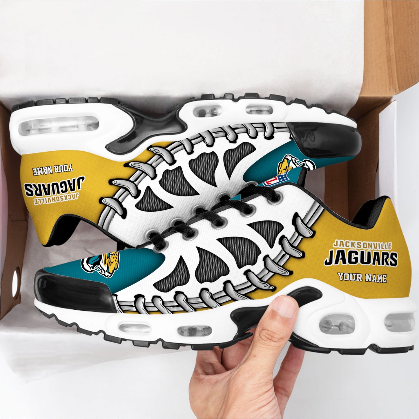 Ideafootwear Jacksonville Jaguars TN Shoes Sneakers For Men And Women