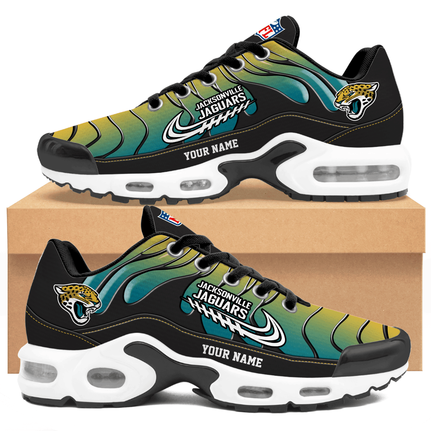 Ideafootwear Jacksonville Jaguars TN Shoes Sneakers For Men And Women