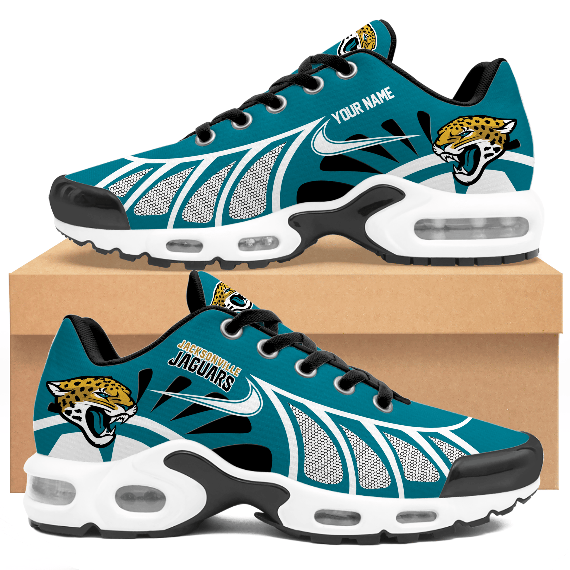 Ideafootwear Jacksonville Jaguars TN Shoes Sneakers For Men And Women