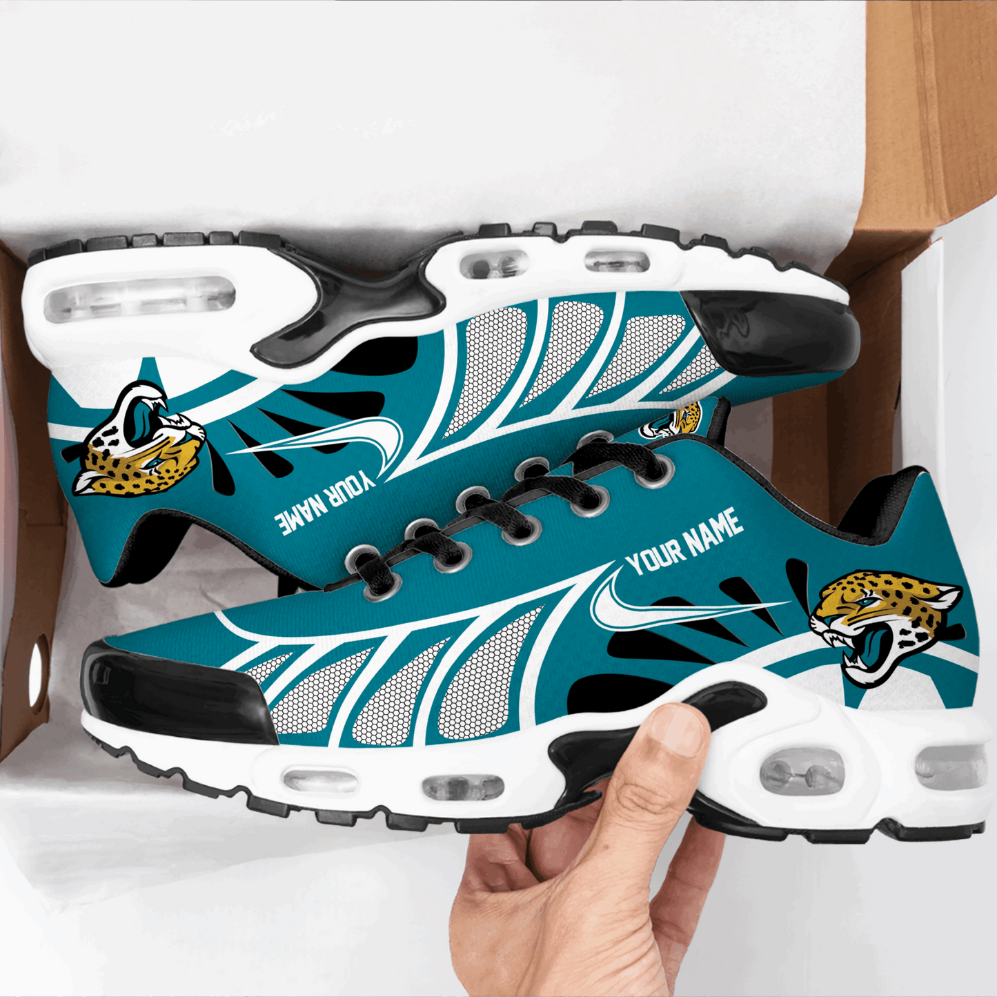 Ideafootwear Jacksonville Jaguars TN Shoes Sneakers For Men And Women