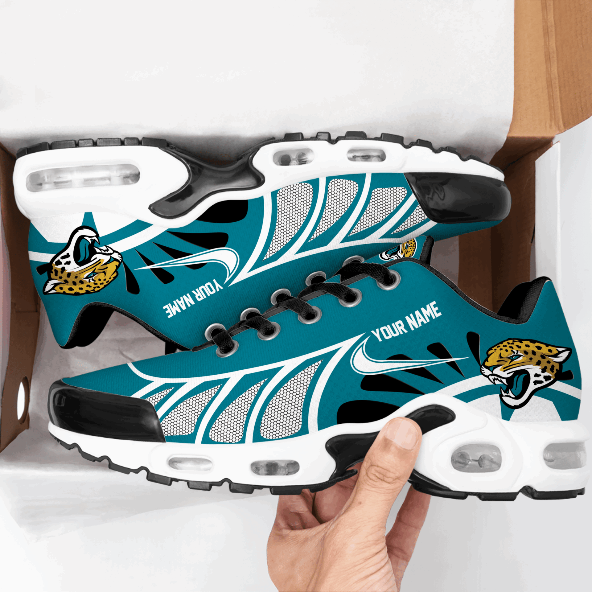 Ideafootwear Jacksonville Jaguars TN Shoes Sneakers For Men And Women