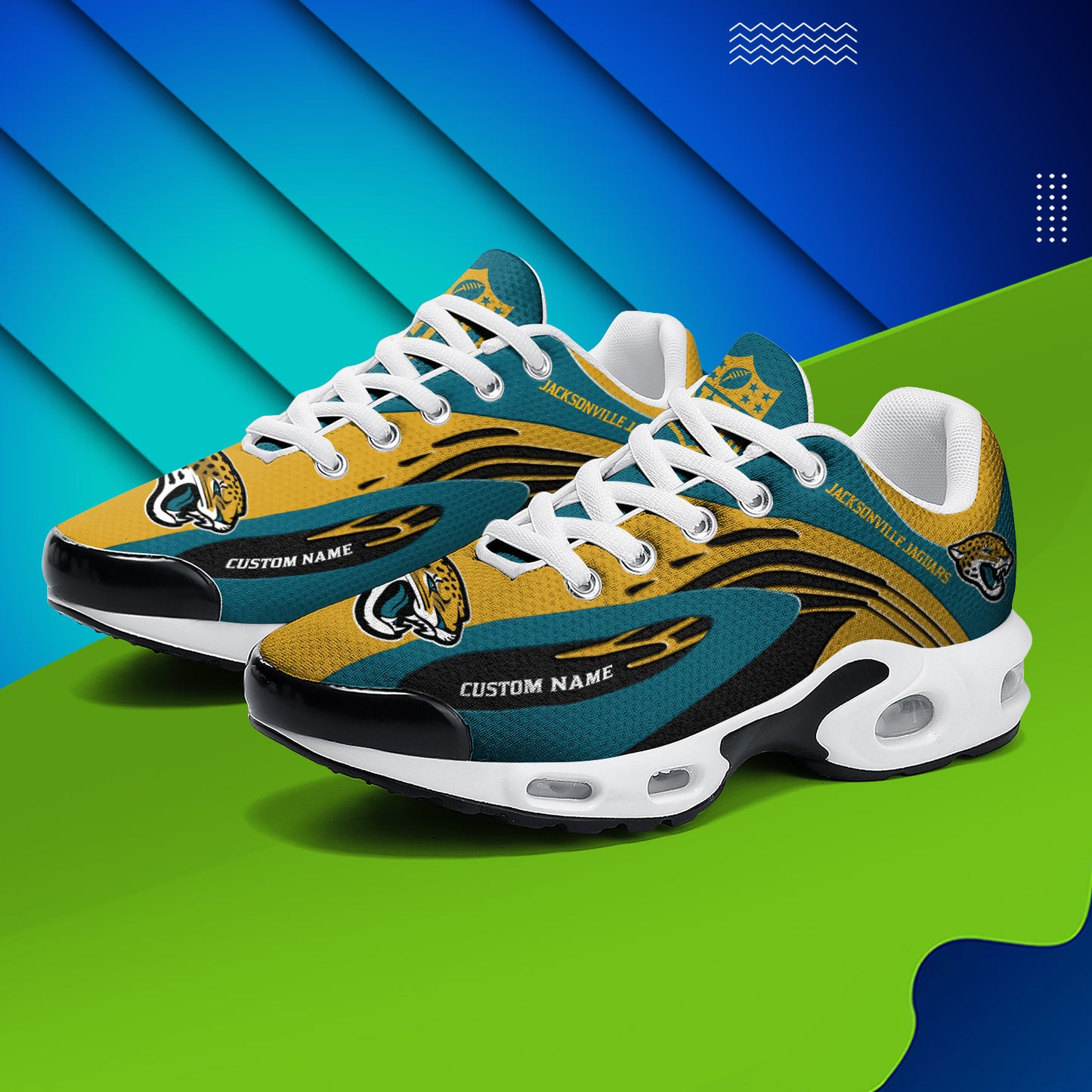 Ideafootwear Jacksonville Jaguars TN Shoes Sneakers For Men And Women