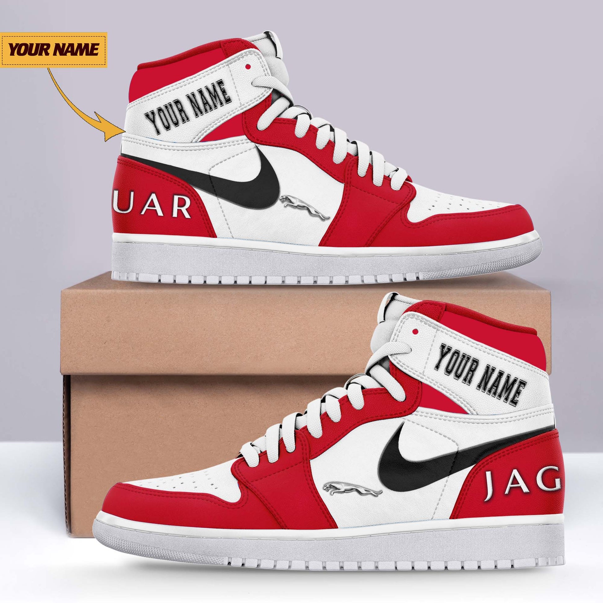 Ideafootwear Jaguar AJ1 High Sneakers Shoes For Men And Women