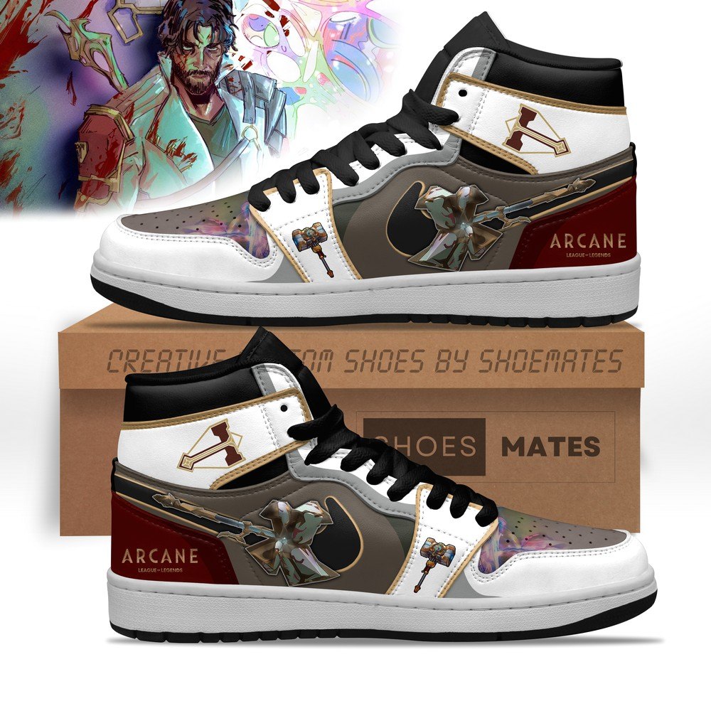 Ideafootwear Jayce Arcane AJ1 High Sneakers Shoes For Men And Women