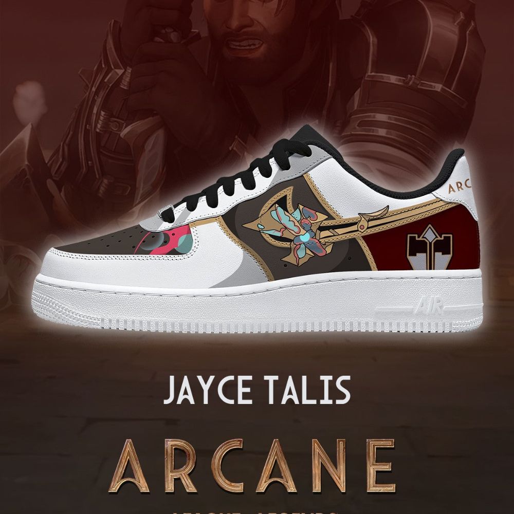 Ideafootwear Jayce Talis Arcane Air Low-Top Sneakers Shoes For Men And Women 1