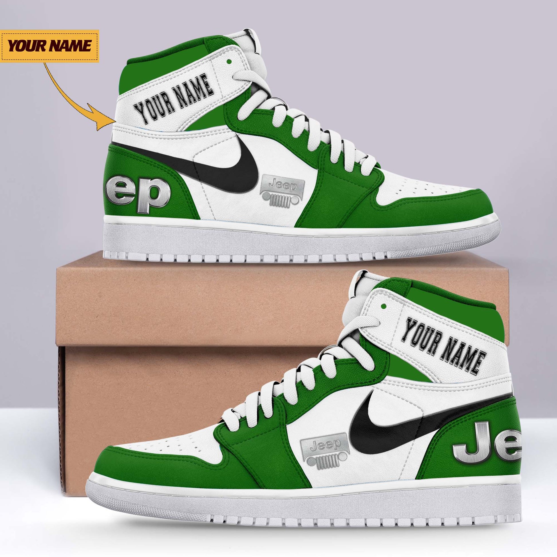 Ideafootwear Jeep AJ1 High Sneakers Shoes For Men And Women