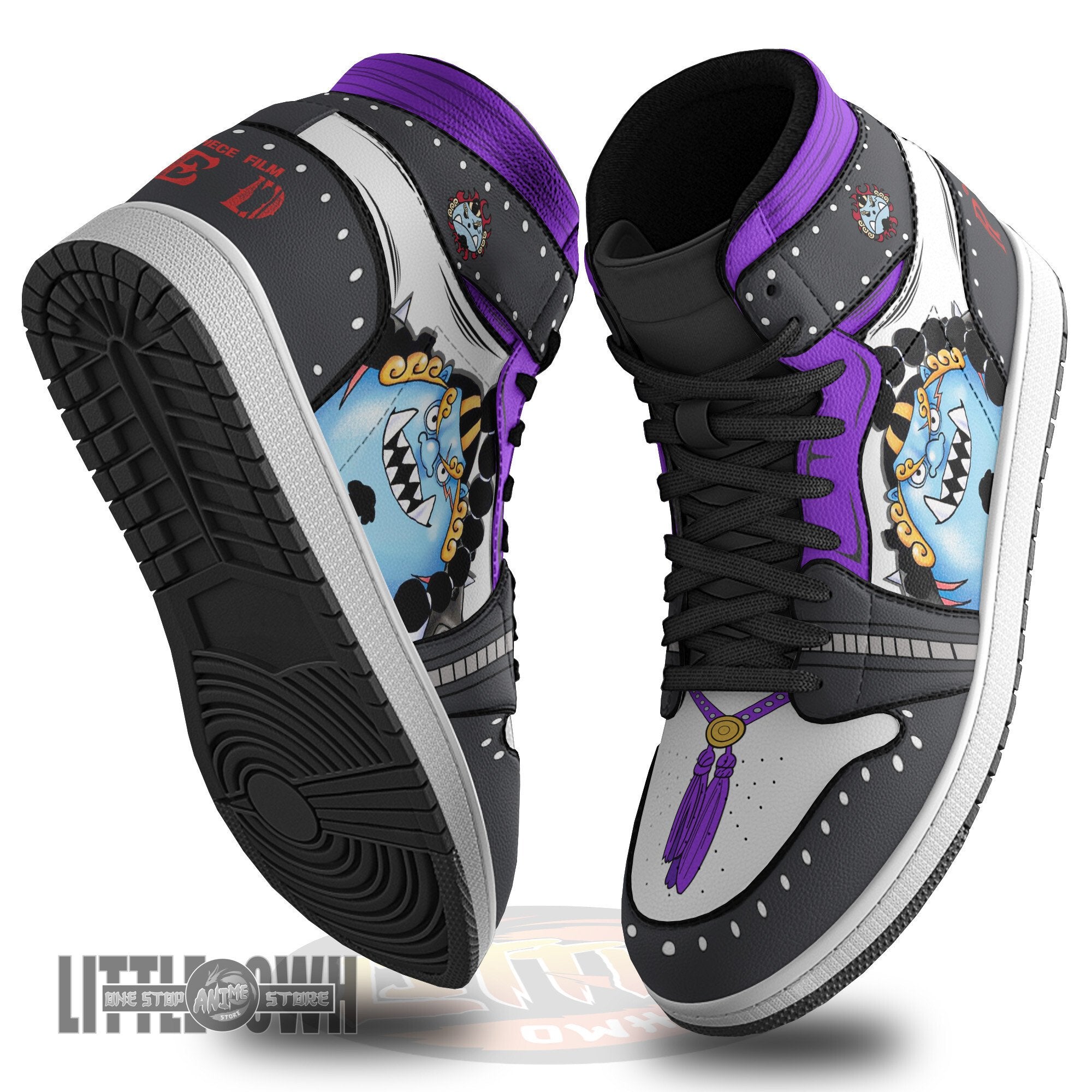 Ideafootwear Jinbe AJ1 High Sneakers Shoes For Men And Women